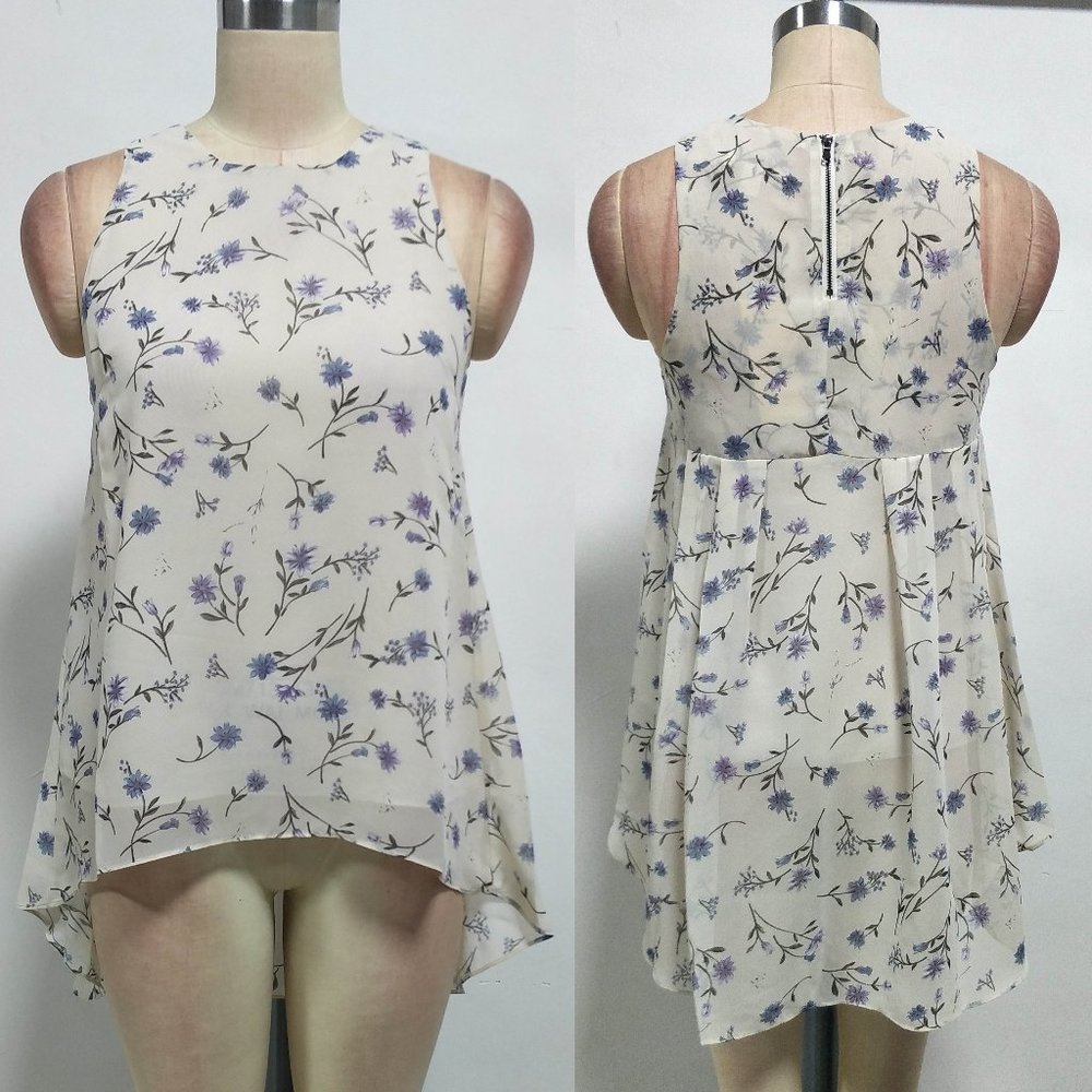 Beige Sleeveless Top